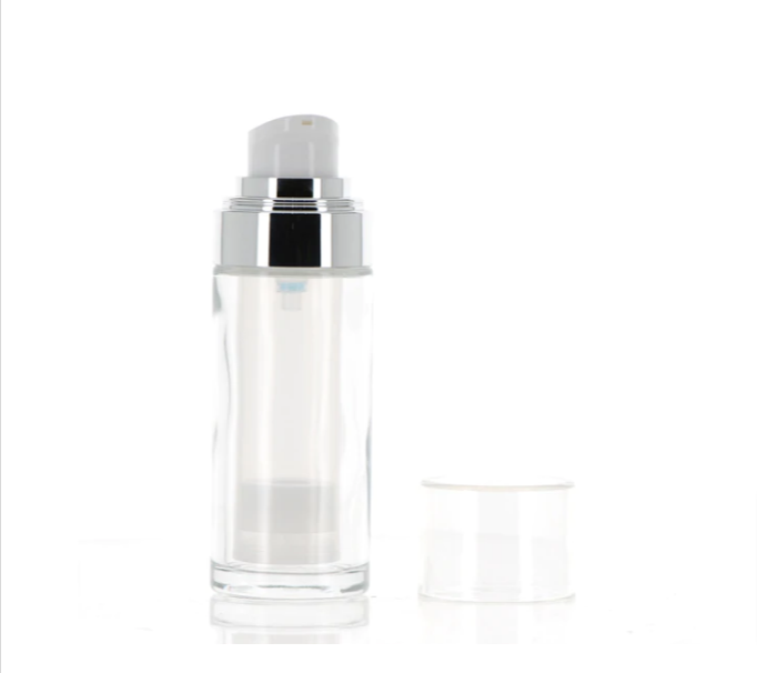 20/400, 30ml GLASS/PP/PE, Airless Treatment Pump Bottle